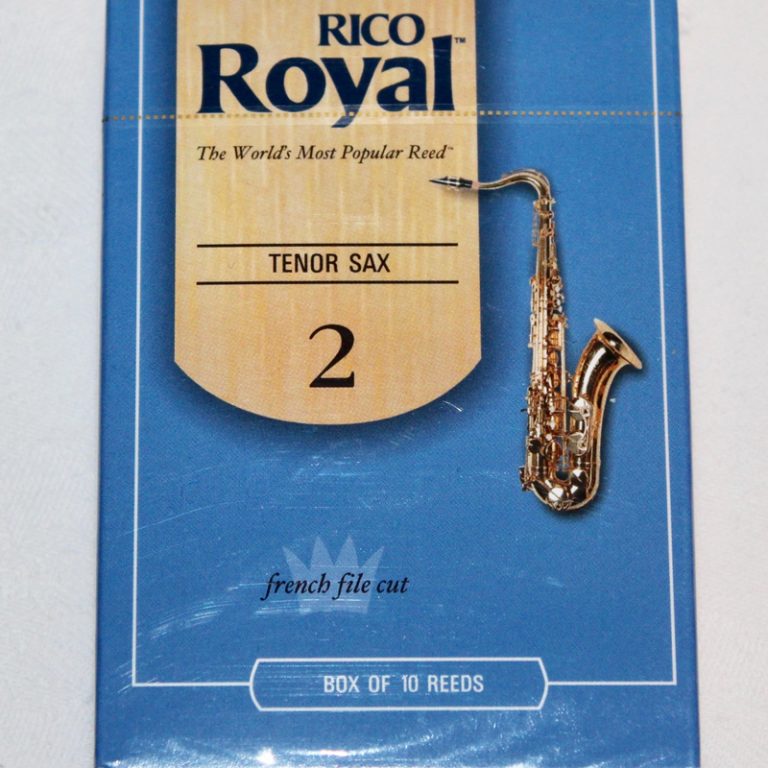 Ance Royal Per Sassofono Tenore – Scatola Da 10, Durezza 2, Marca Rico, Qualità Affidabile